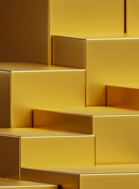 istock Gold Geometric Abstract Background. 2181594568