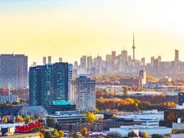 istock Looking out over downtown Toronto in Autumn, Toronto, Canada 2181605676