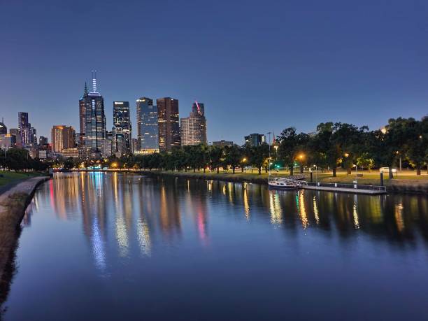 istock Dusk over the Urban Waterfront 2181610433