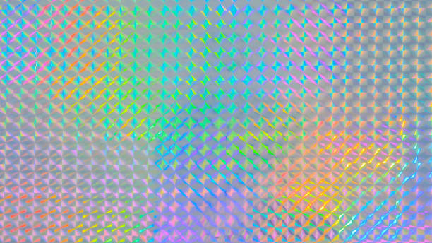 istock Holographic rainbow foil iridescent texture abstract hologram background 2181620743