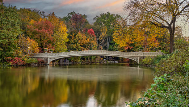 istock Bow bridge, in early autumn 2181624499