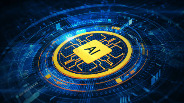 istock AI chip at the center of a digital interface, symbolizes cutting-edge artificial intelligence, machine learning, and advanced technology. Ideal for innovation, tech, and AI concepts. 3D Rendering 2181642589