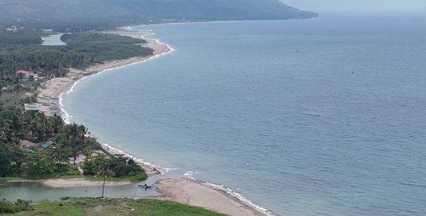 A Beautiful Very Long White Sand Coastline