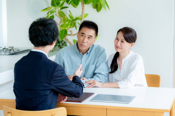 istock Senior couple consulting 2181657800