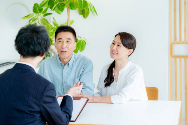 istock Senior couple consulting 2181657860