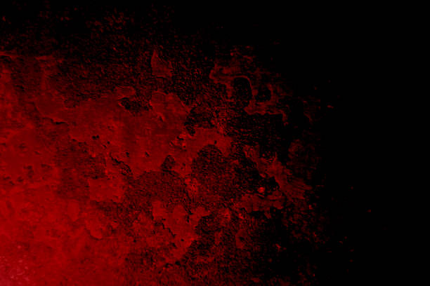 istock A vibrant bright glowing maroon red black coloured smudged abstract fierce dark color gradient abstract horizontal fiery vector cracked textured effect backgrounds like modern art painting on rough uneven rustic weathered whitewashed painted wall 2181658267