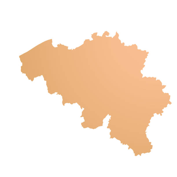 istock Map of Belgium, sign silhouette. World Map Globe. Vector Illustration isolated on white background. Europe continent 2181658374