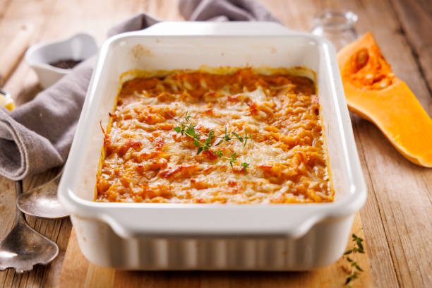 istock pumpkin gratin with cream and cheese 2181666127
