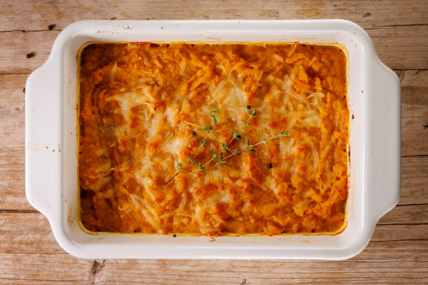 istock vegetarian gratin with cream and cheese 2181666438