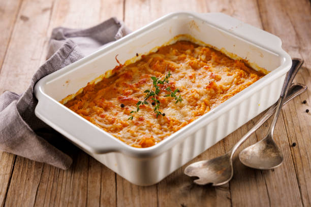 istock vegetarian gratin with cream and cheese 2181666439