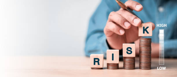 istock Risk Concept. Wooden Cube Blocks For Business. 2181668188