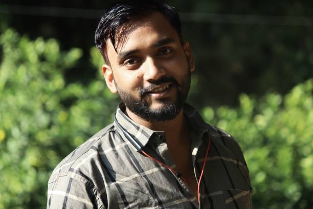 istock Young man in checkered shirt 2181679249