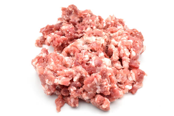 istock raw minced meat beef isolated on white background close up 2181686135