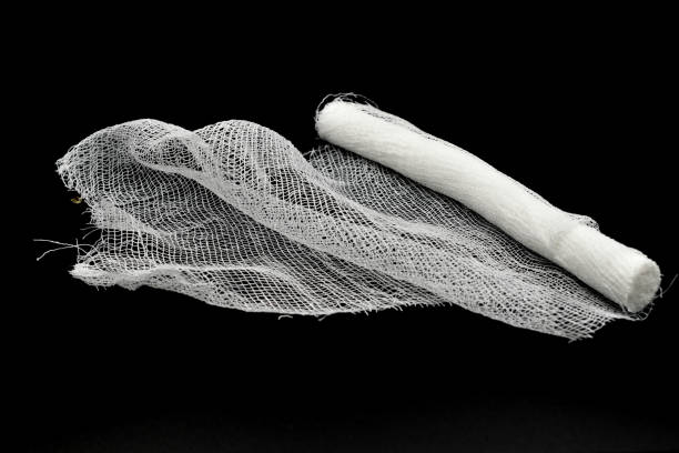 istock White medical gauze bandage. 2181686318