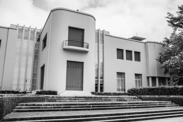 Porto, Portugal - Mai 28, 2024 - Iconic Art Deco Casa de Serralves in Porto, Portugal