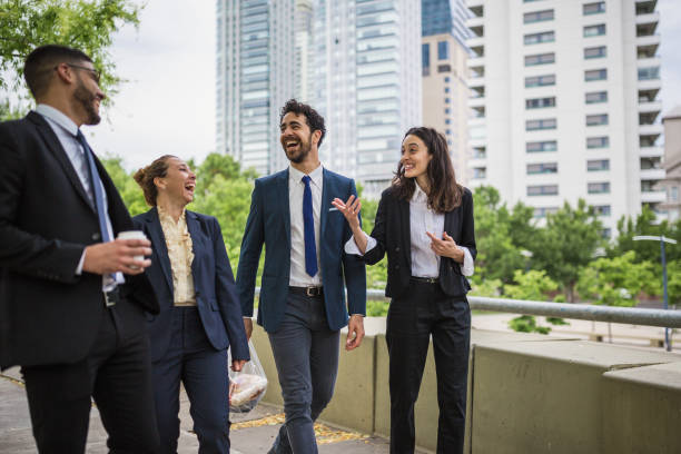 istock Business Team Walking Outdoors 2181698177