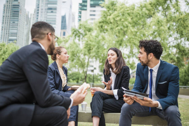 istock Team Collaboration in Urban Outdoors 2181698238