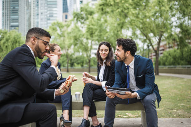 istock Business Lunch in the Park 2181698242