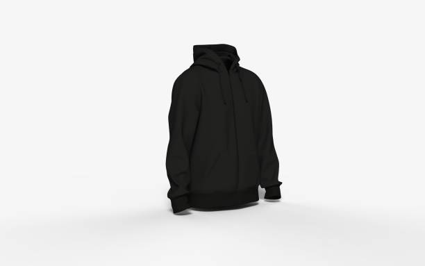istock Hoodie black color 3d image 2181701977