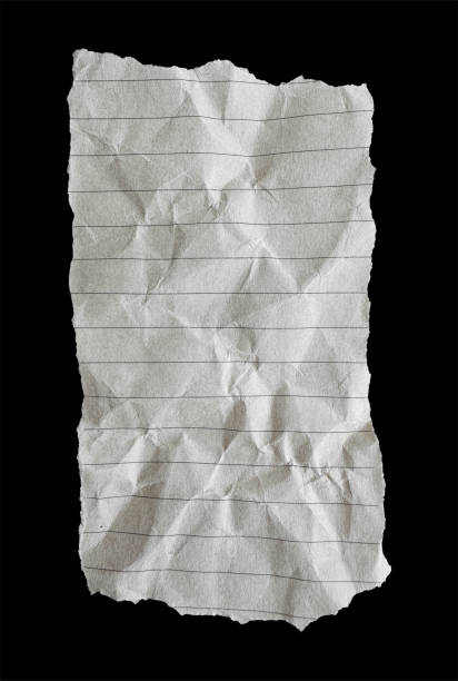 istock Brown Torn Crumpled Old Craft Lined Paper Piece 2181704727