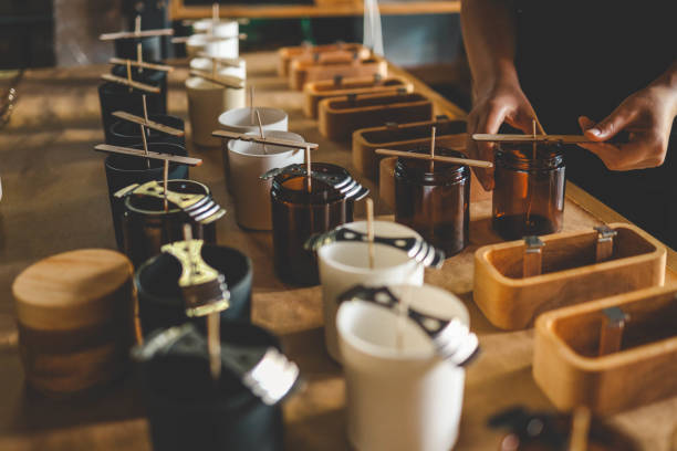 istock The process of making candles in the workshop 2181711672