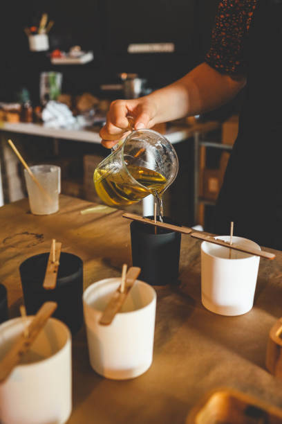 istock The process of making candles in the workshop 2181711679