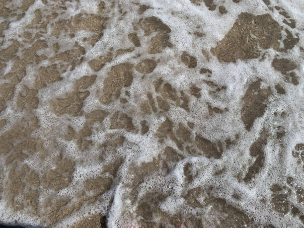 istock Ocean water in the beach sand 2181722611
