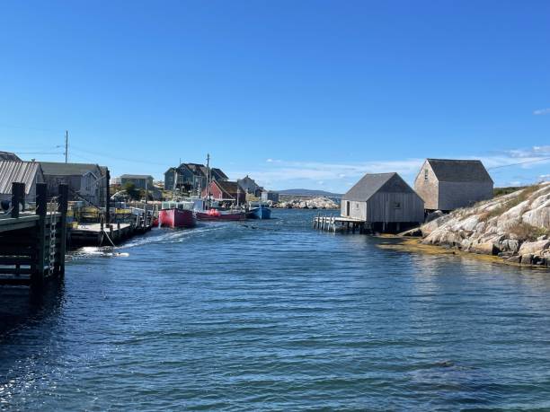istock Fishing village Nova Scotia 2181725850