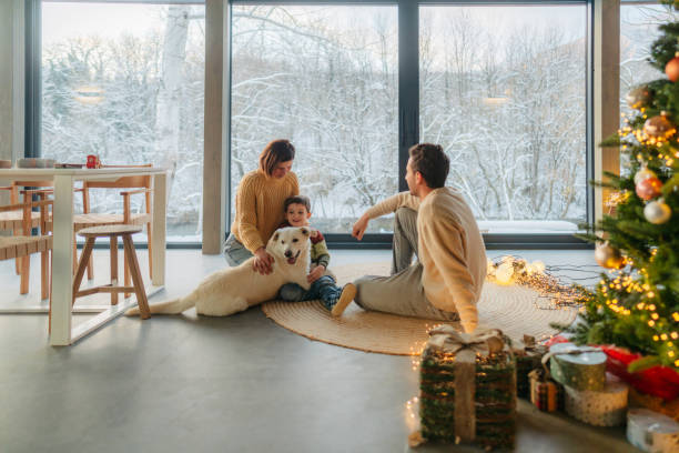 Christmas family portrait