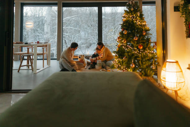 istock Christmas family portrait 2181726418