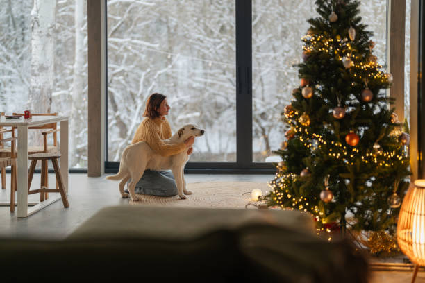 istock Christmas holidays with my pet 2181726419
