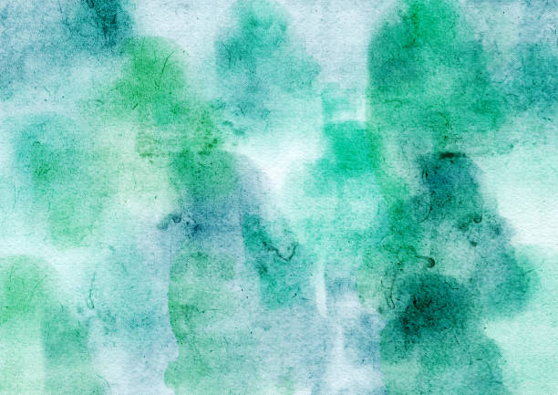 istock Soft purple watercolor background. Watercolor paper textured canvas element for text design, greeting card, template. Purple color hand painted illustration 2181732173