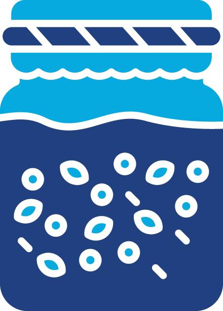 Ferment Icon Mixer Blender icon vector image. Can be used for Bakery. kombucha jar stock illustrations