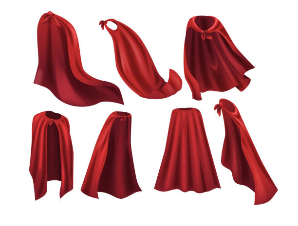 istock Collection Of Red Superhero Capes Perfect For Creative Projects And Design Inspiration, Highlighting Heroic Themes 2181742129