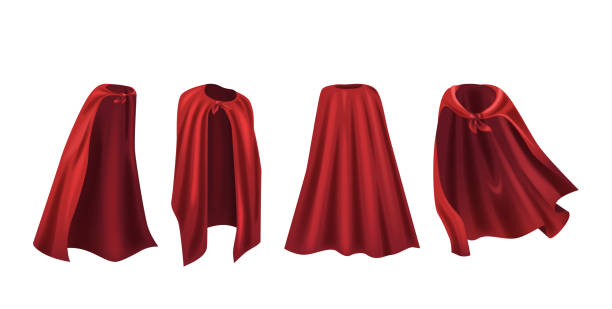 istock Collection Of Vibrant Red Superhero Capes On White Background, Capturing Imagination Creativity And Heroic Aspirations 2181742141