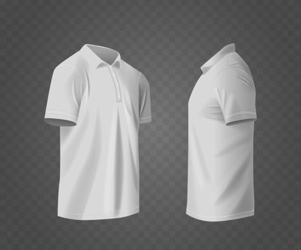 istock High Quality Realistic Mockup Showcasing Classic White Polo Shirt Viewed From Front And Side On Transparent Background 2181742253