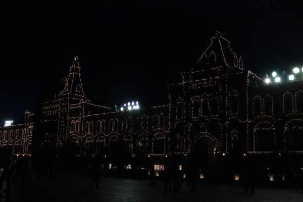 istock Red Square Kremlin Night Moscow Russia 2181747358