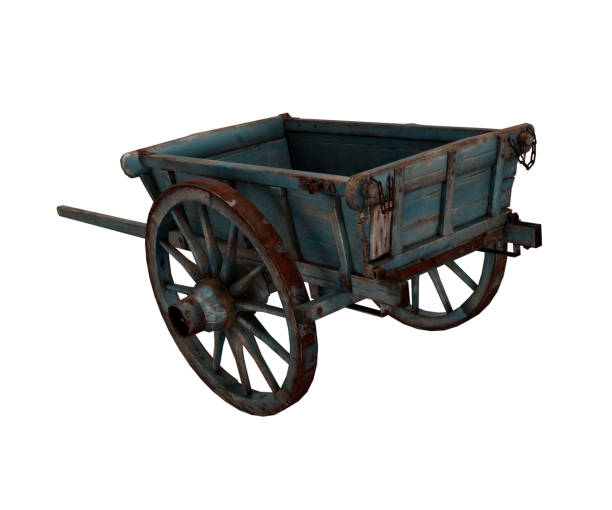 istock 3d rendering old wooden wheelbarrow 2181748328