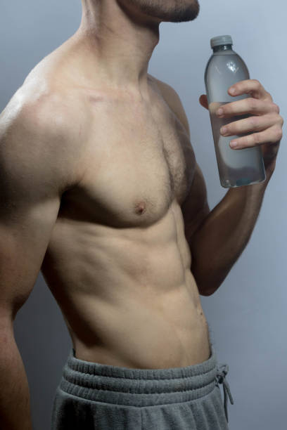 istock A young shirtless muscular man 2181759962