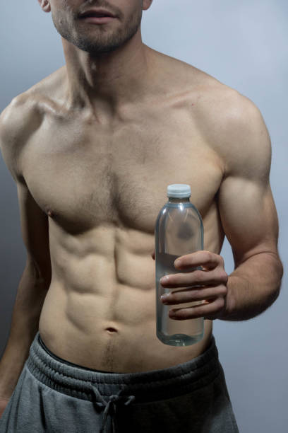 istock A young shirtless muscular man 2181760061