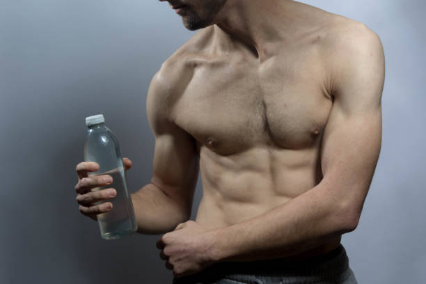istock A young shirtless muscular man 2181761236
