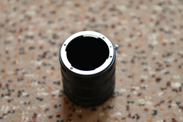 special adapter rings for photo lenses to increase and decrease the focal length of the camera