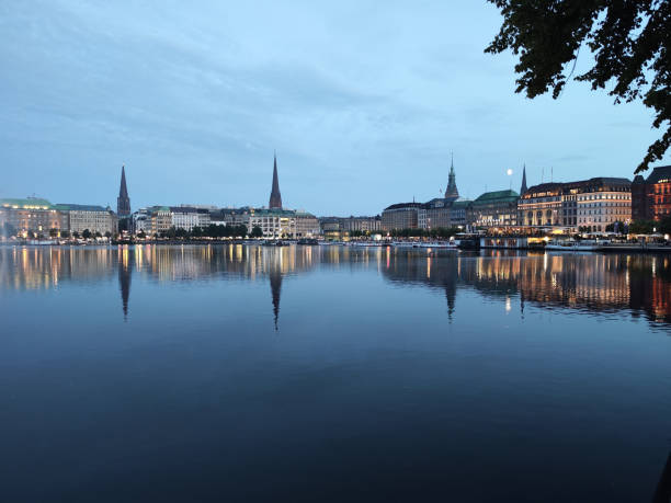 Night views of Hamburg