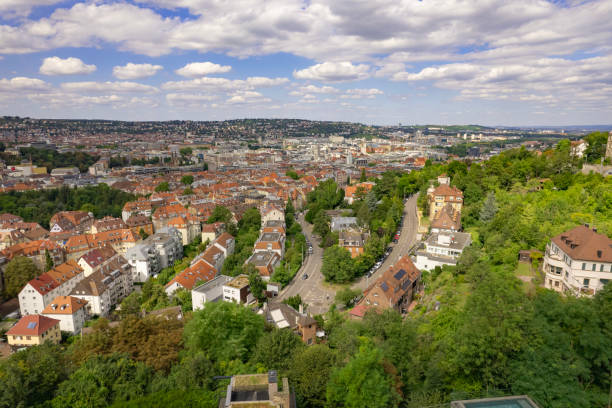 Aerial view of Stuttgart
