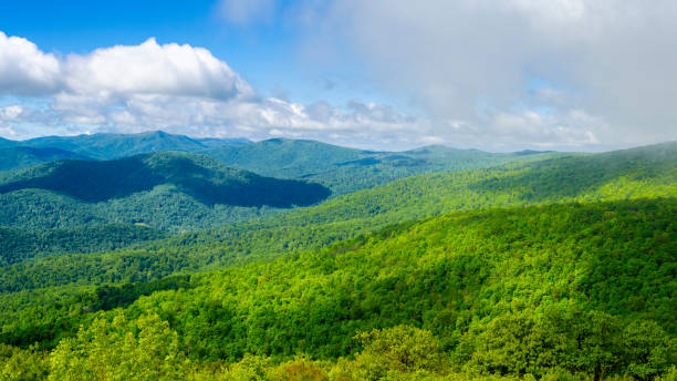 Along Skyline Drive at Shenandoah National Park: Range View Overlook, Virginia