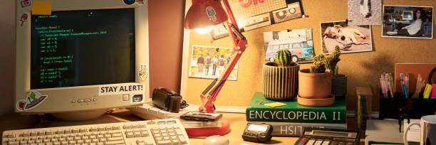 istock Working on Computer in Cozy and Decorated Home Office 2181769707