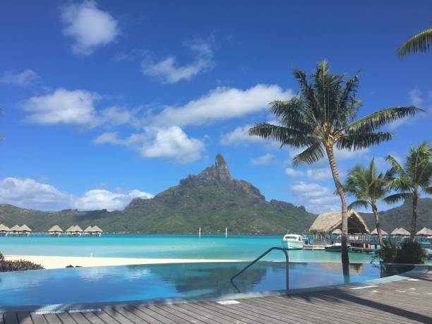 istock Bora Bora Mount Otemanu  view South Pacific 2181769741