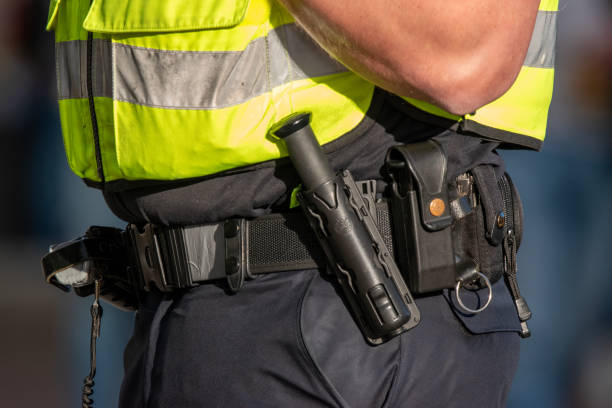 istock Equipment Of A Police Man 2181782952