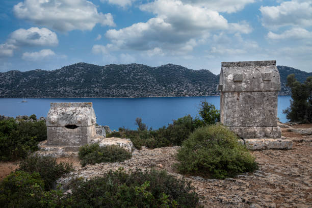 istock Lycian stone tombs in Kekova, Antalya. 2181795058