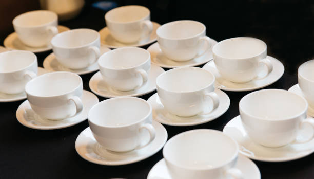 istock catering, coffee break, white coffee cups 2181796512